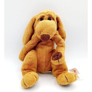 Manhattan Toy Co. Soft Plush Clyde Ragtails Ragalang Brown Hound Dog 9"